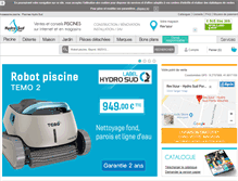 Tablet Screenshot of hydrosud-portovecchio.fr
